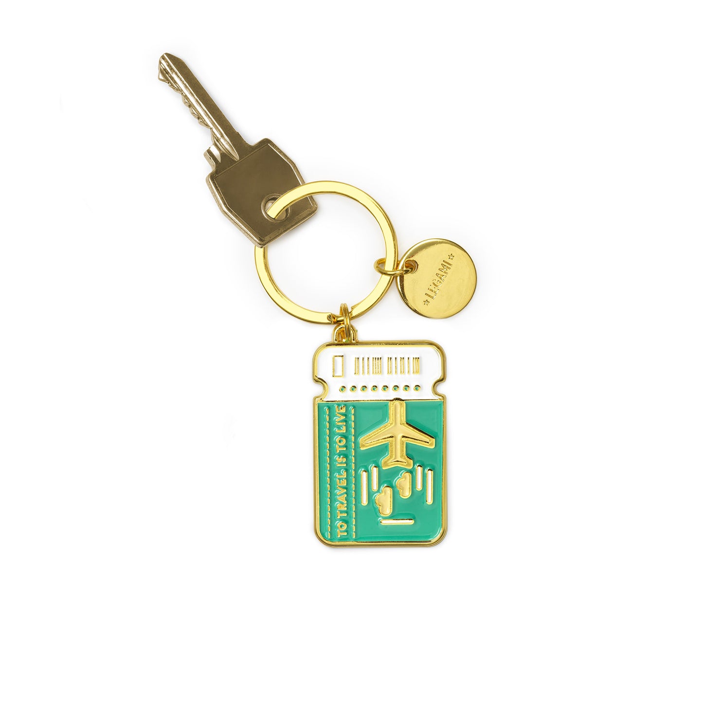 ENAMEL KEY RING - WHAT A KEY RING - TRAVEL / PACK DE 3