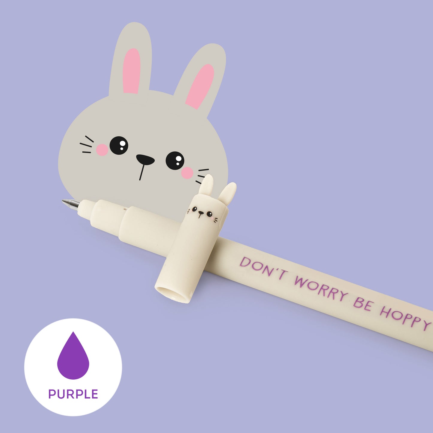 ERASABLE GEL PEN - ERASABLE PEN - BUNNY / PACK DE 30