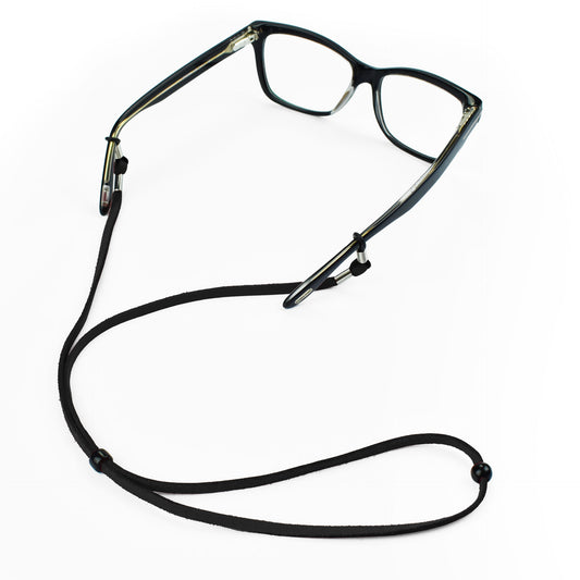 GLASSES CORD - SOS STRING - BLACK / PACK DE 15