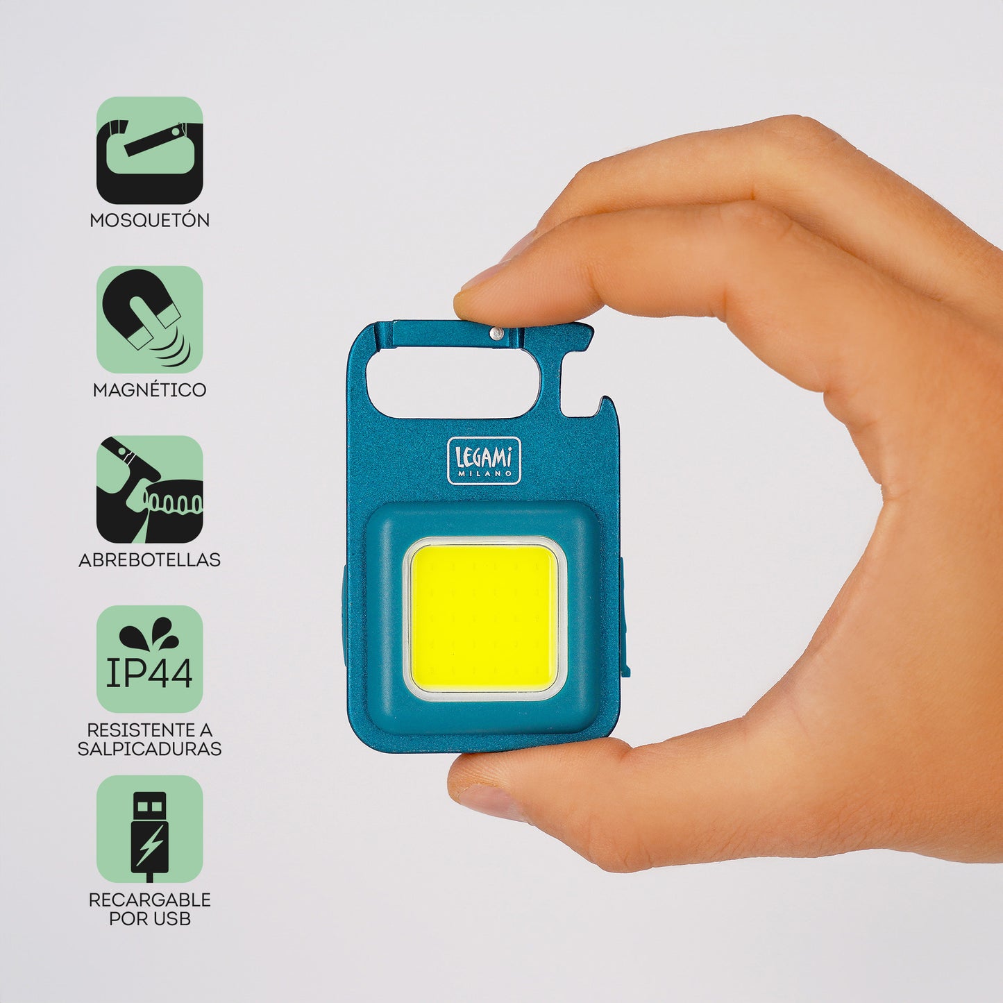 RECHARGEABLE COB LED LIGHT - SOS RECHARGEABLE COB LED LIGHT / PACK DE 6