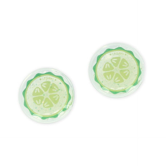 REUSABLE COOLING EYE PADS - CHILL OUT - CUCUMBER / PACK DE 10