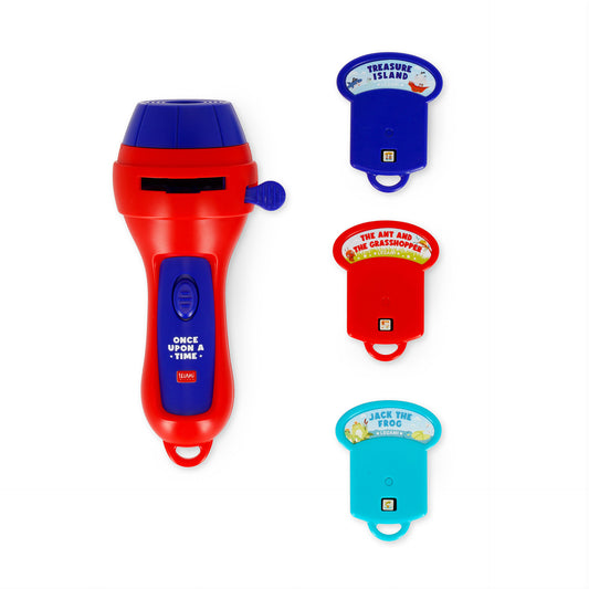 STORY PROJECTOR FLASHLIGHT - ONCE UPON A TIME - RED / PACK DE 4