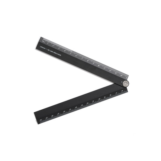 RULER - FOLDING RULER - BLACK / PACK DE 20