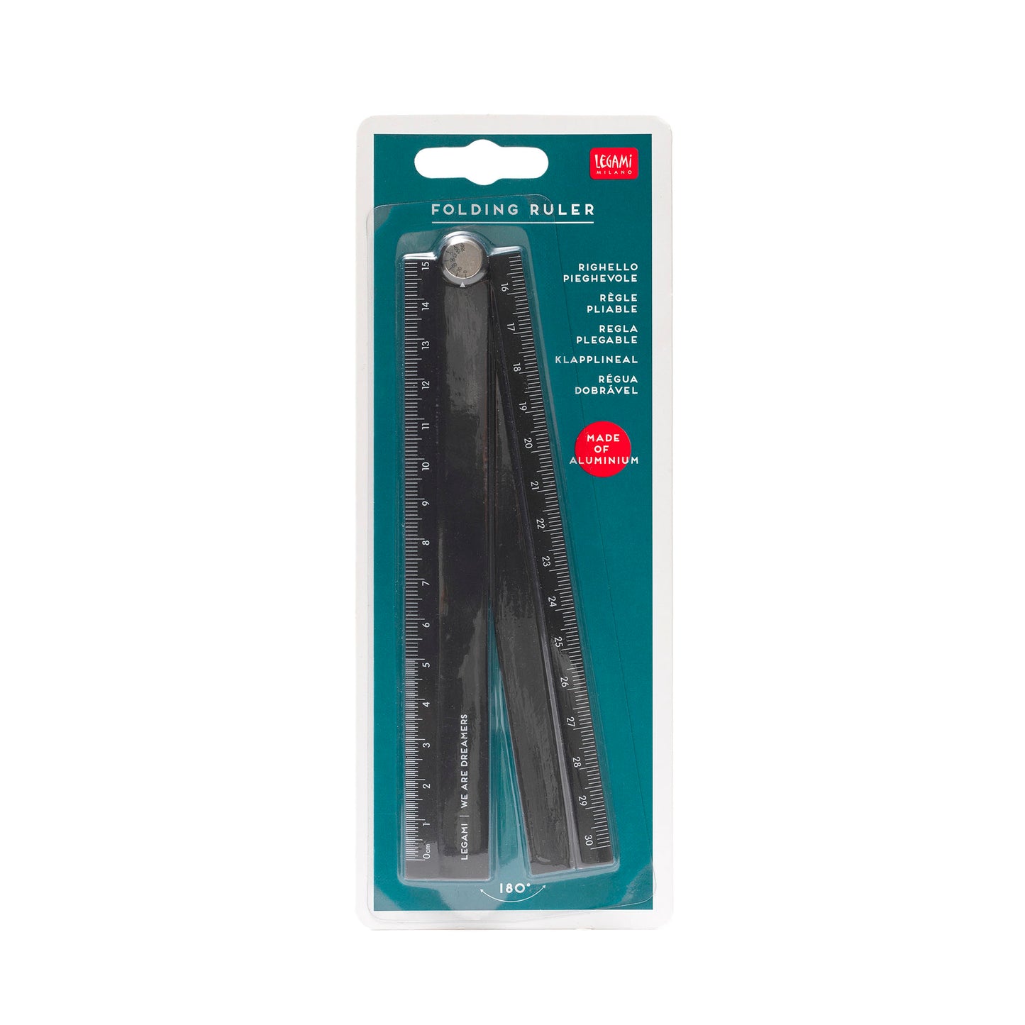 RULER - FOLDING RULER - BLACK / PACK DE 20