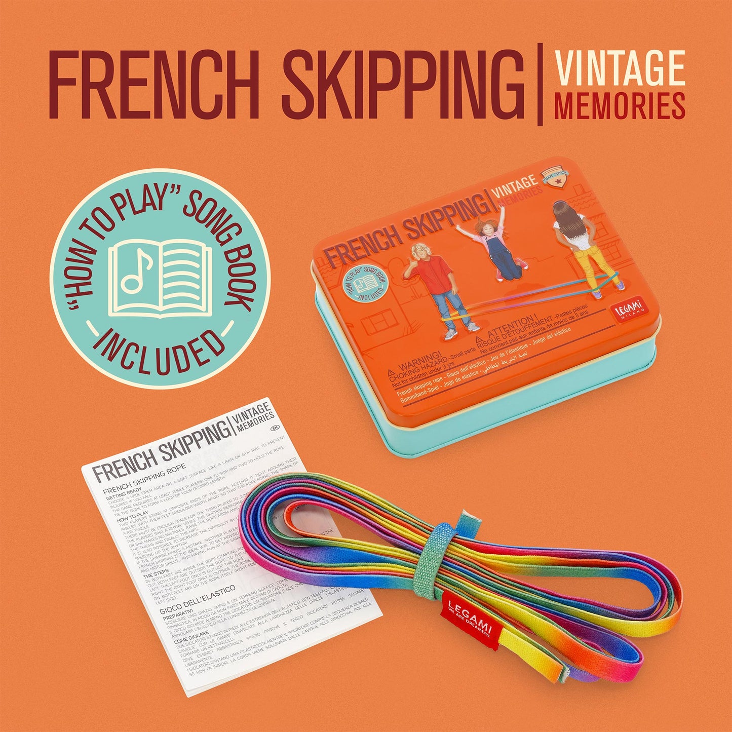 FRENCH SKIPPING ROPE - FRENCH SKIPPING / PACK DE 4