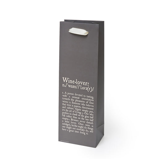 GIFT BAG - BOTTLE - WINE LOVER / PACK DE 3