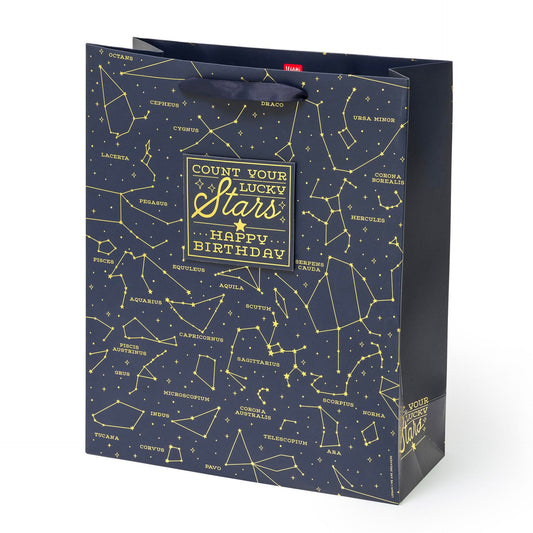 GIFT BAG - LARGE - STARS / PACK DE 3