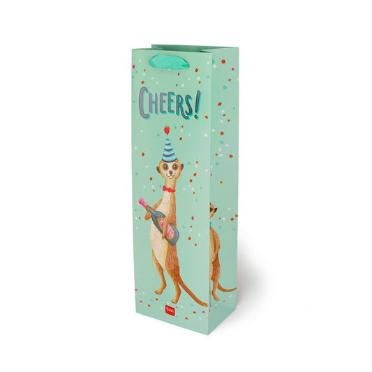 GIFT BAG - BOTTLE - MEERKAT / PACK DE 3