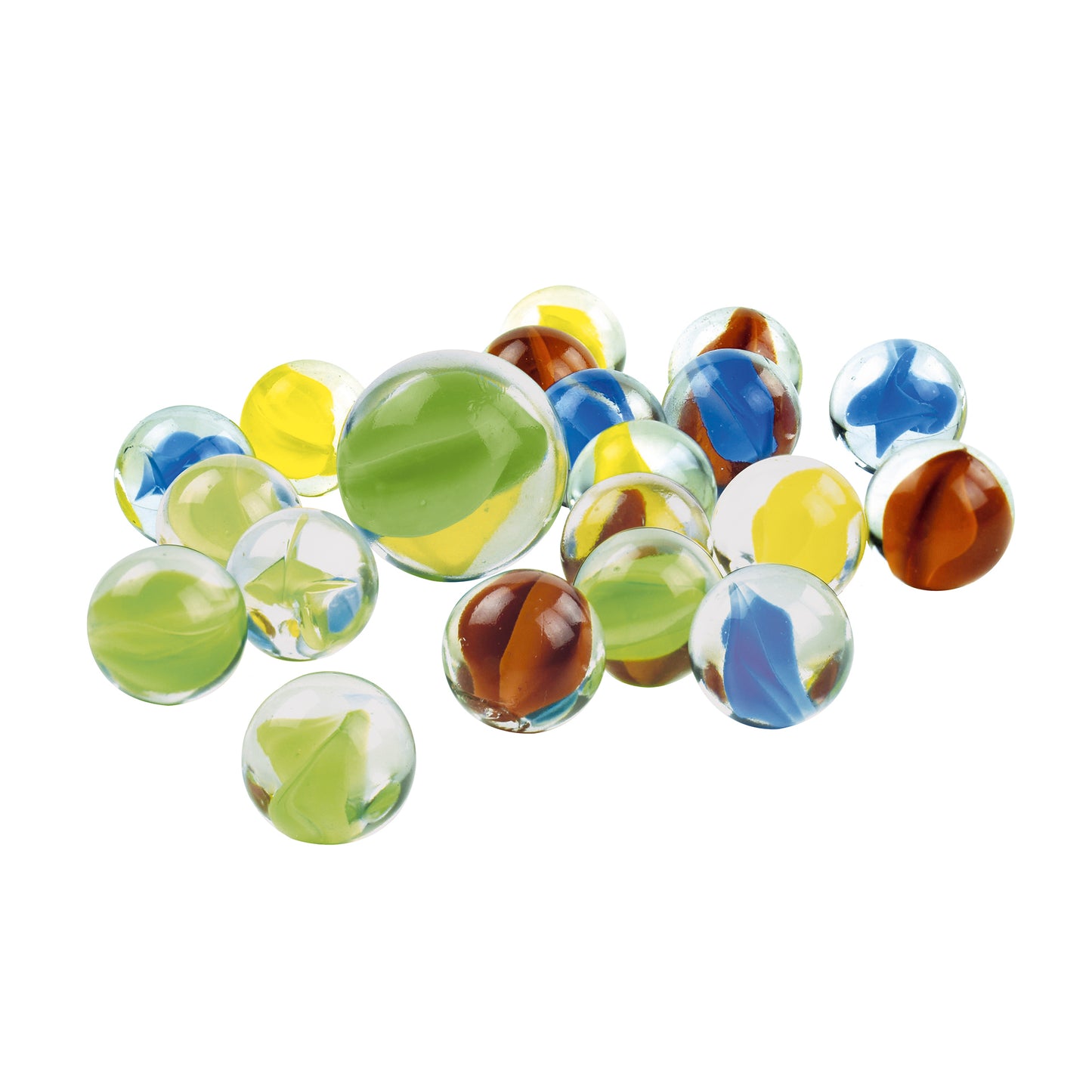 GLASS MARBLES / PACK DE 12