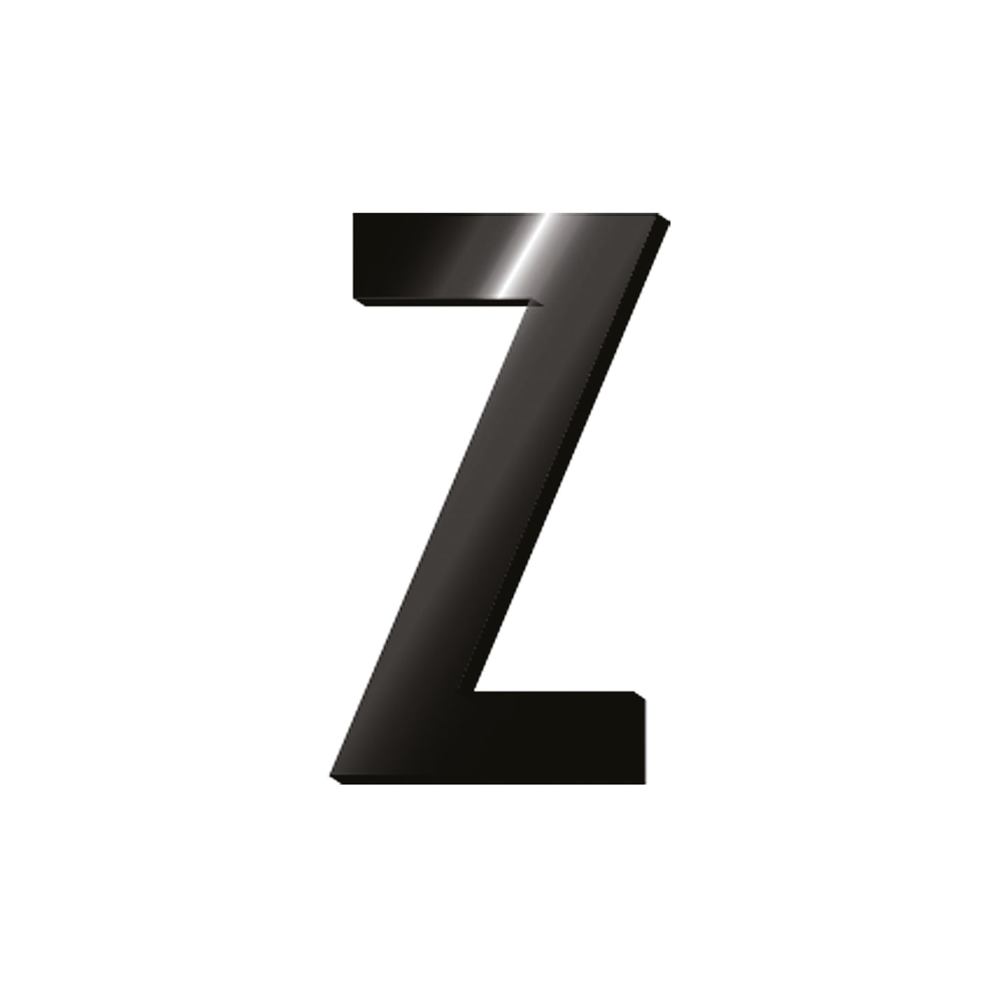 ADHESIVE METAL LETTER - MY INITIAL - Z / PACK DE 2