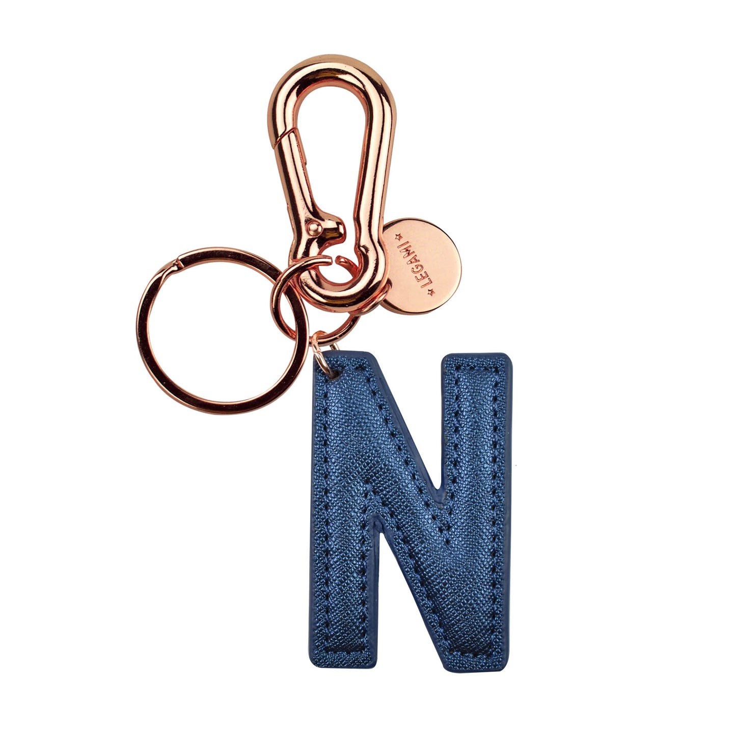 KEY RING - MY INITIAL - BLUE - N / PACK DE 1