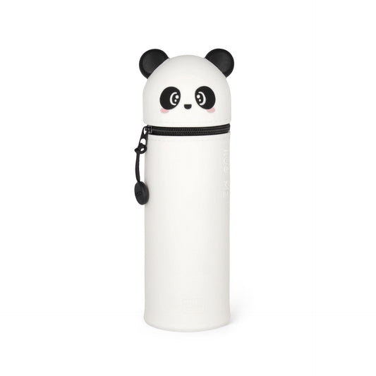 2-IN-1 SILICONE PENCIL CASE - KAWAII - PANDA / PACK DE 4