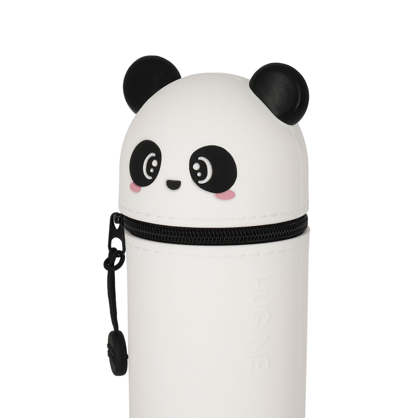 2-IN-1 SILICONE PENCIL CASE - KAWAII - PANDA / PACK DE 4