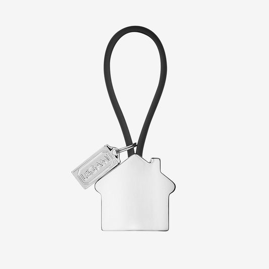 KEY RING - LUCKY CHAIN - BLACK - HOUSE / PACK DE 3