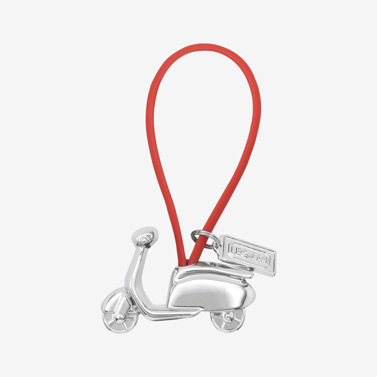 KEY RING - LUCKY CHAIN - RED - BIKE LOVER / PACK DE 3