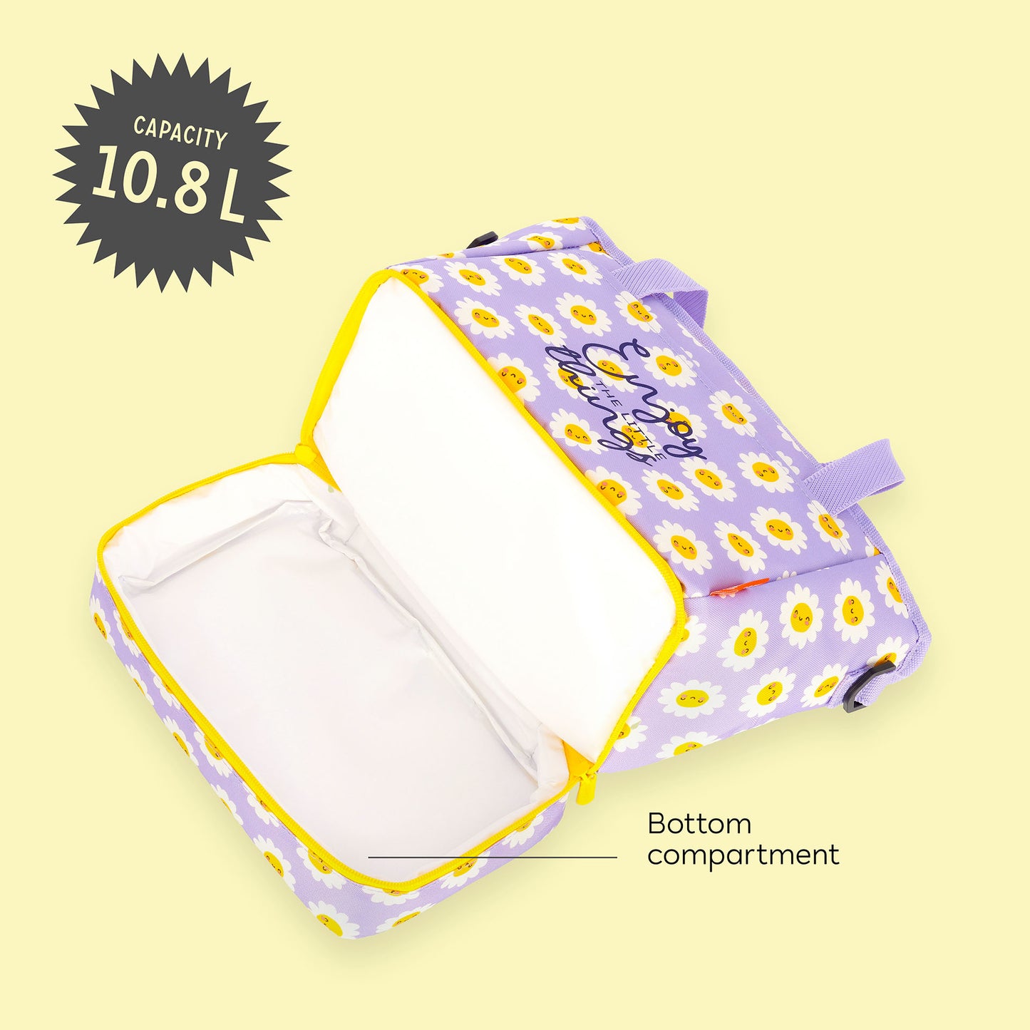 LUNCH BAG 10.8 L - DAISY / PACK DE 2