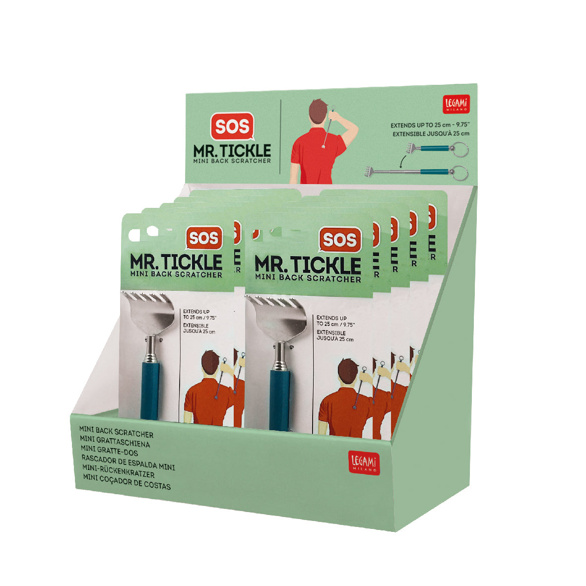 MINI BACK SCRATCHER - SOS MR. TICKLE / PACK DE 10