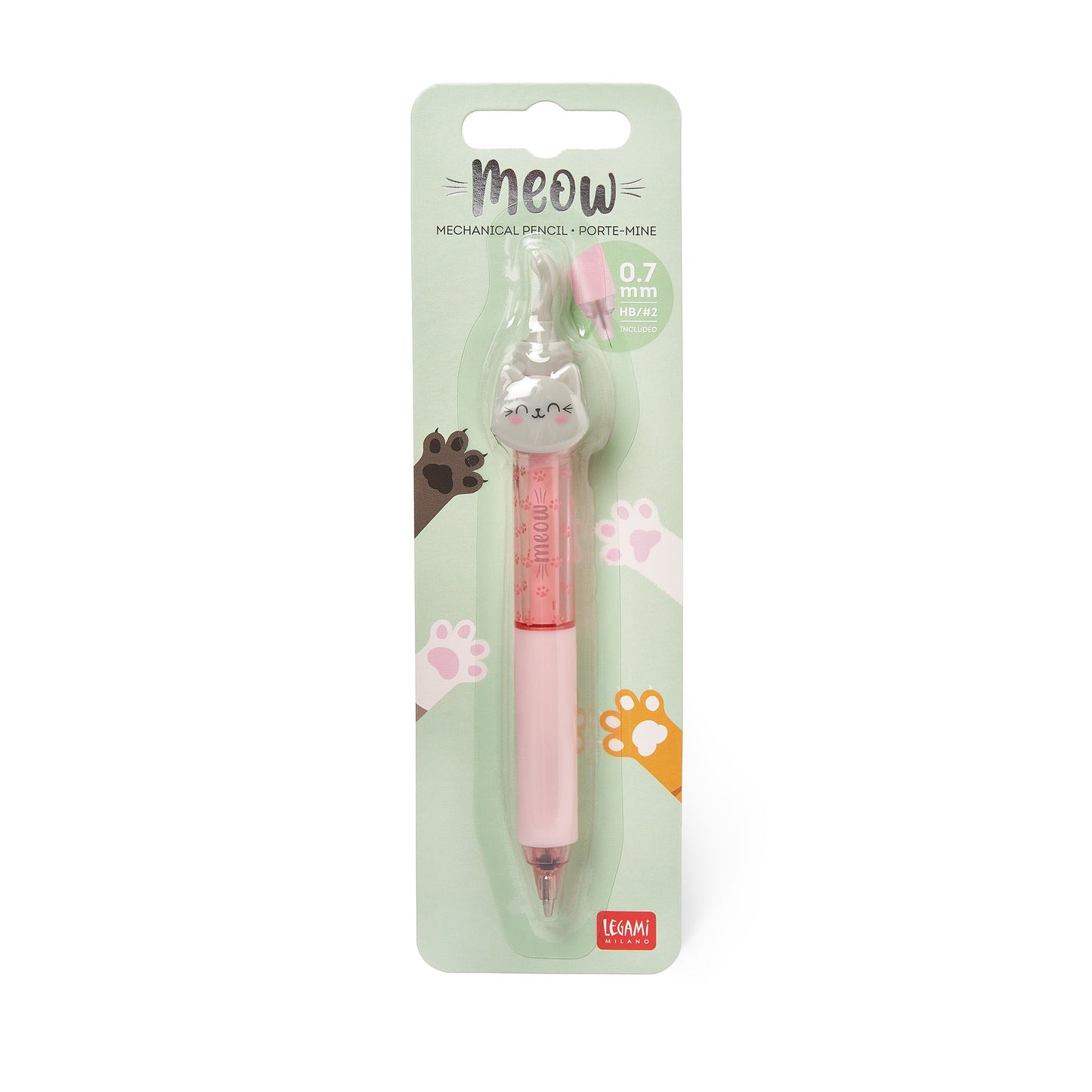 MECHANICAL PENCIL - MEOW - KITTY / PACK DE 18
