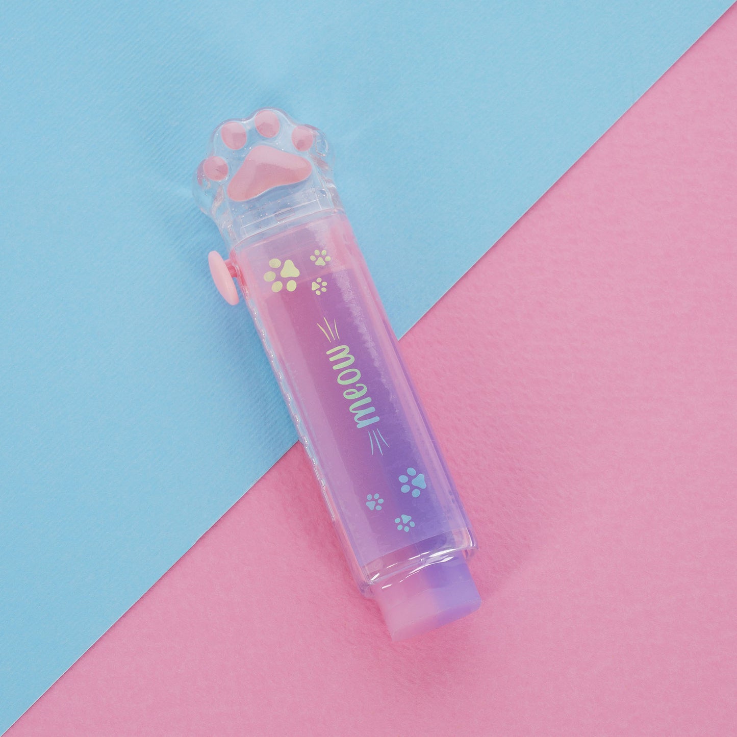 RETRACTABLE ERASER - MEOW - KITTY / PACK DE 10