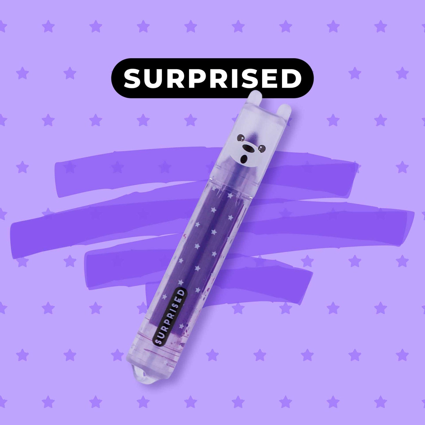 SET OF 6 MINI HIGHLIGHTERS - TEDDY'S MOOD - TEDDY BEAR / PACK DE 12