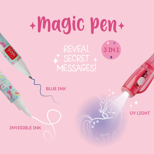 INVISIBLE INK PEN - MAGIC PEN - UNICORN / PACK DE 12