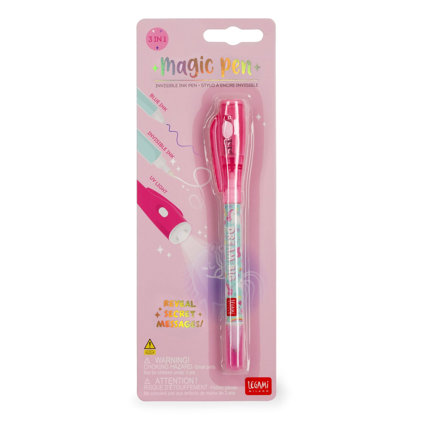 INVISIBLE INK PEN - MAGIC PEN - UNICORN / PACK DE 12