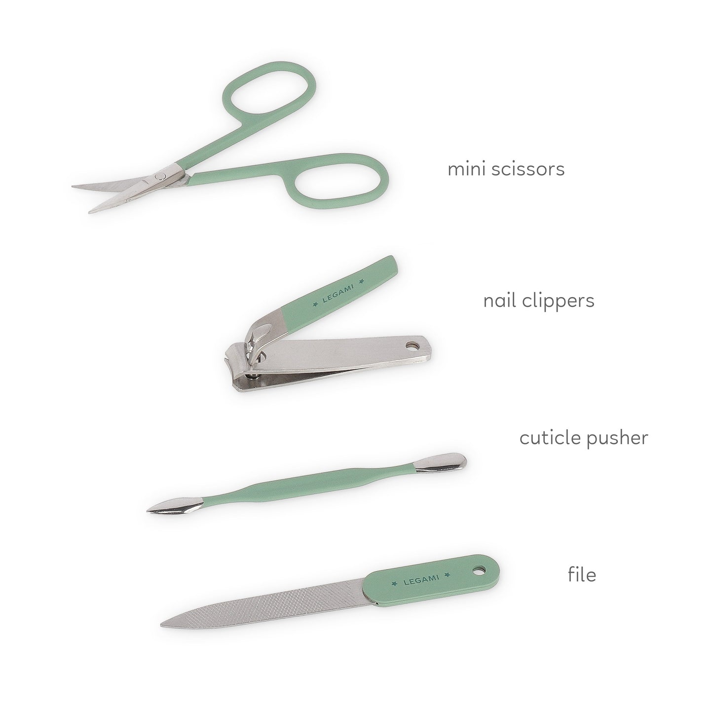 MANICURE KIT - MANICURE SET - TRAVEL / PACK DE 6