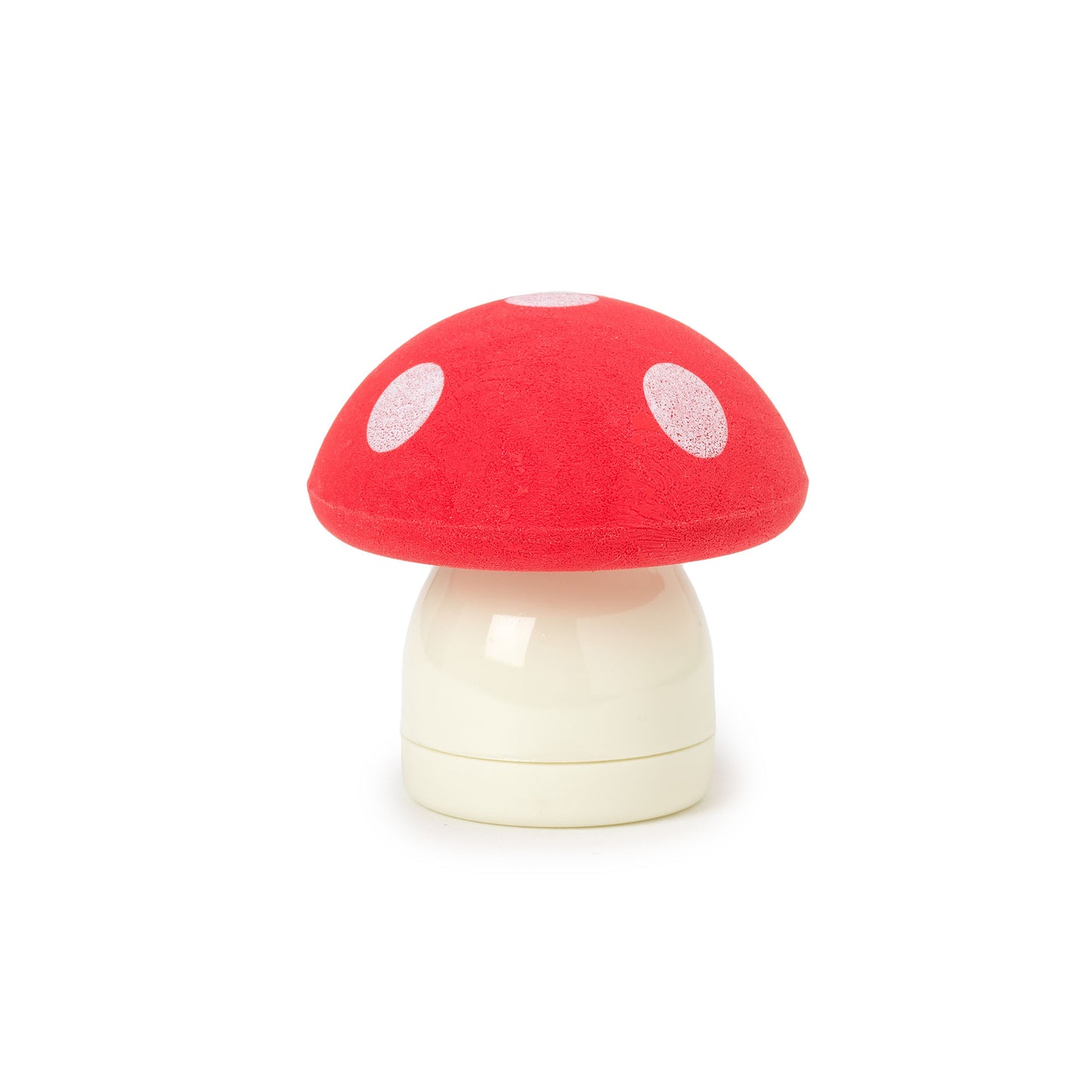 PENCIL SHARPENER W/ERASER - MAGIC MUSHROOM - RED - MUSHROOMS / PACK DE 12