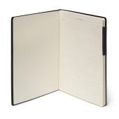 LINED NOTEBOOK - MY NOTEBOOK - LARGE - BLACK / PACK DE 3