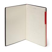 LINED NOTEBOOK - MY NOTEBOOK - LARGE - RED / PACK DE 3