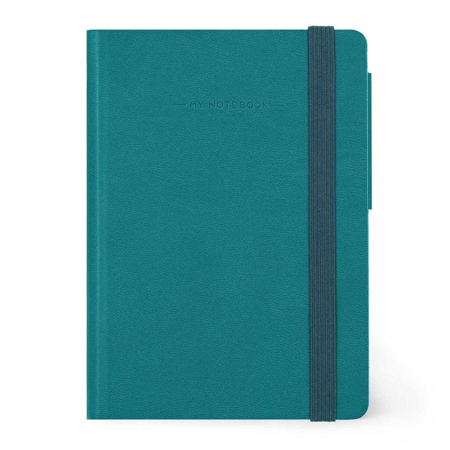 PLAIN NOTEBOOK - MY NOTEBOOK - SMALL - MALACHITE GREEN / PACK DE 3