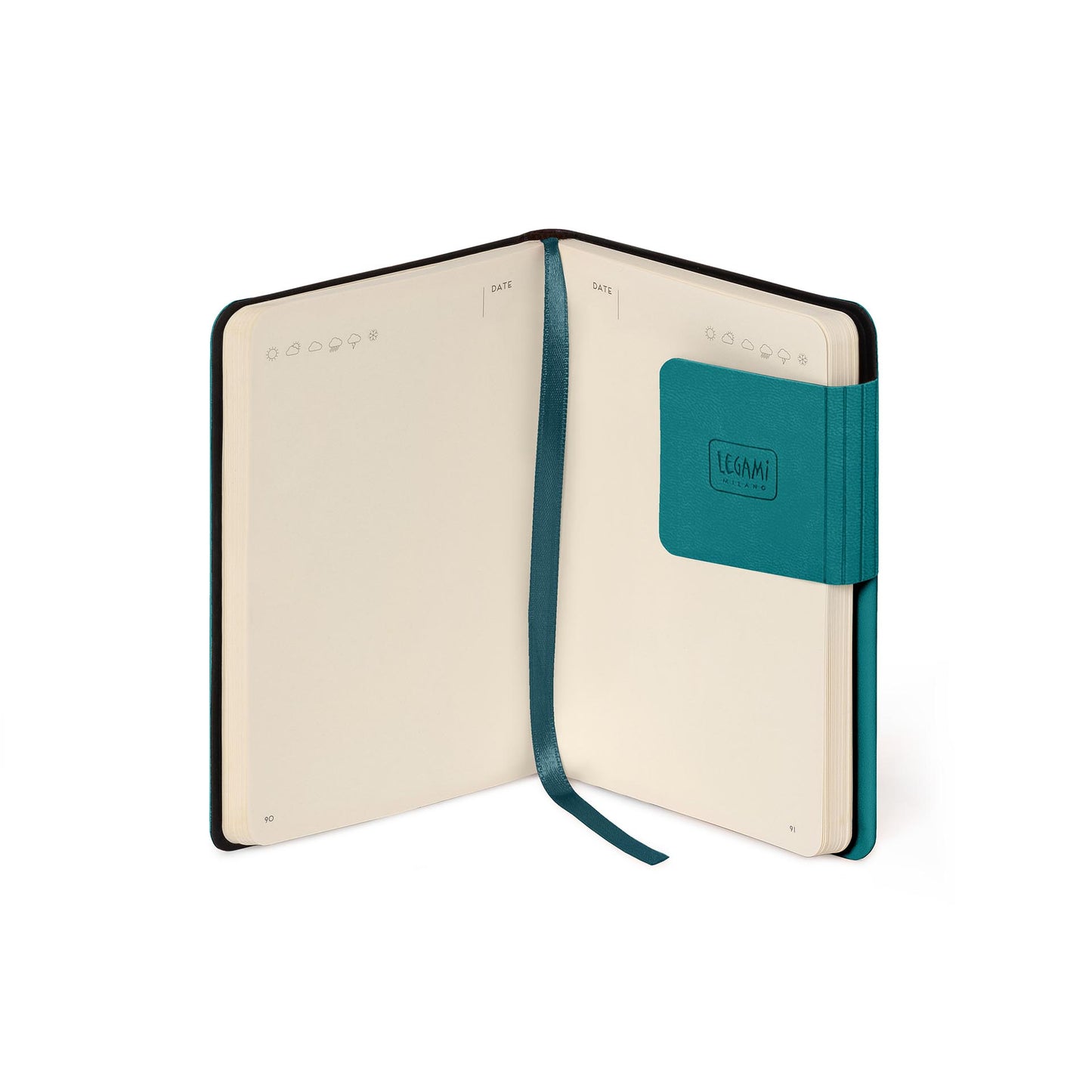 PLAIN NOTEBOOK - MY NOTEBOOK - SMALL - MALACHITE GREEN / PACK DE 3