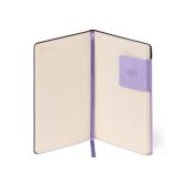 LINED NOTEBOOK - MY NOTEBOOK - MEDIUM - LAVENDER / PACK DE 3