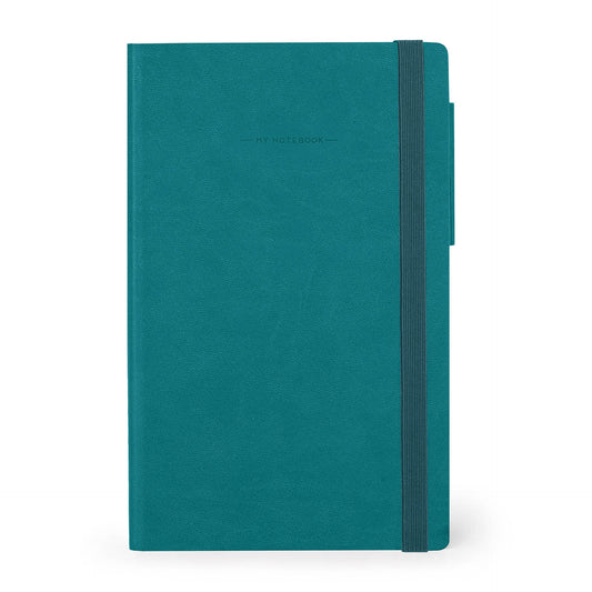 LINED NOTEBOOK - MY NOTEBOOK - MEDIUM - MALACHITE GREEN / PACK DE 3