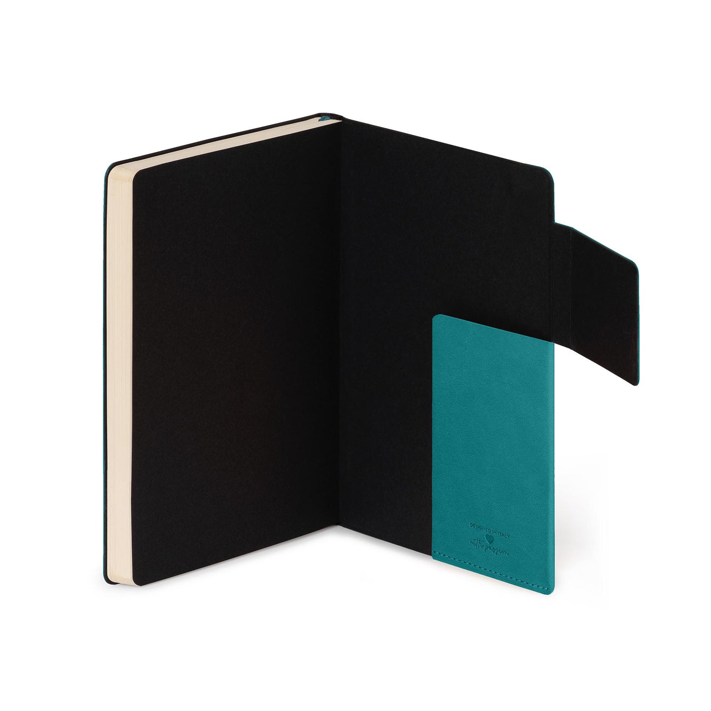 PLAIN NOTEBOOK - MY NOTEBOOK - MEDIUM - MALACHITE GREEN / PACK DE 3