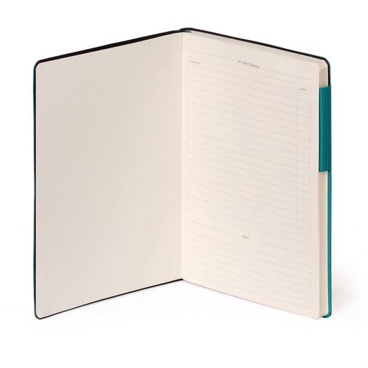 PLAIN NOTEBOOK - MY NOTEBOOK - LARGE - MALACHITE GREEN / PACK DE 3