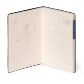 PLAIN NOTEBOOK - MY NOTEBOOK - LARGE - GALACTIC BLUE / PACK DE 3