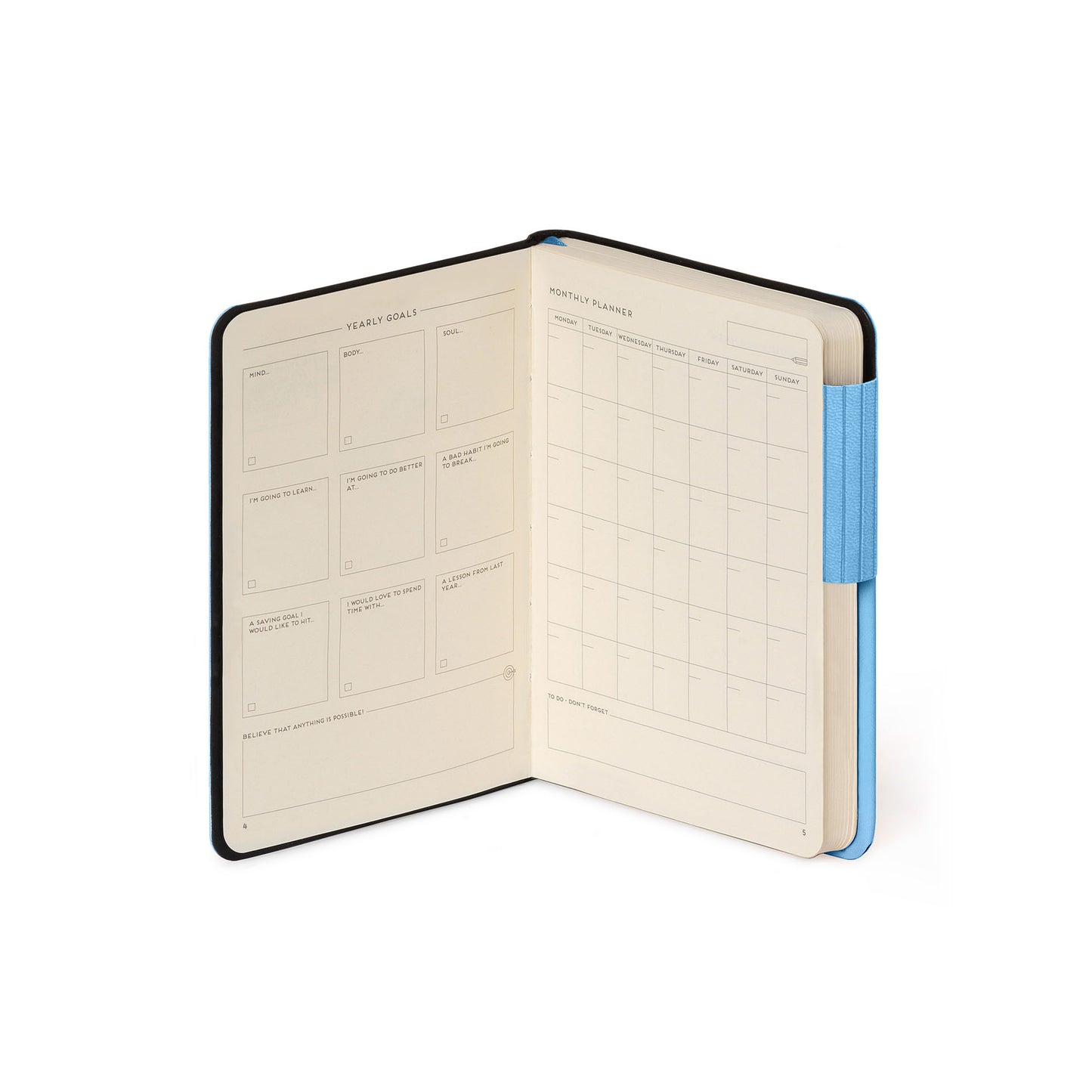 LINED NOTEBOOK - MY NOTEBOOK - SMALL - RETRO BLUE / PACK DE 3