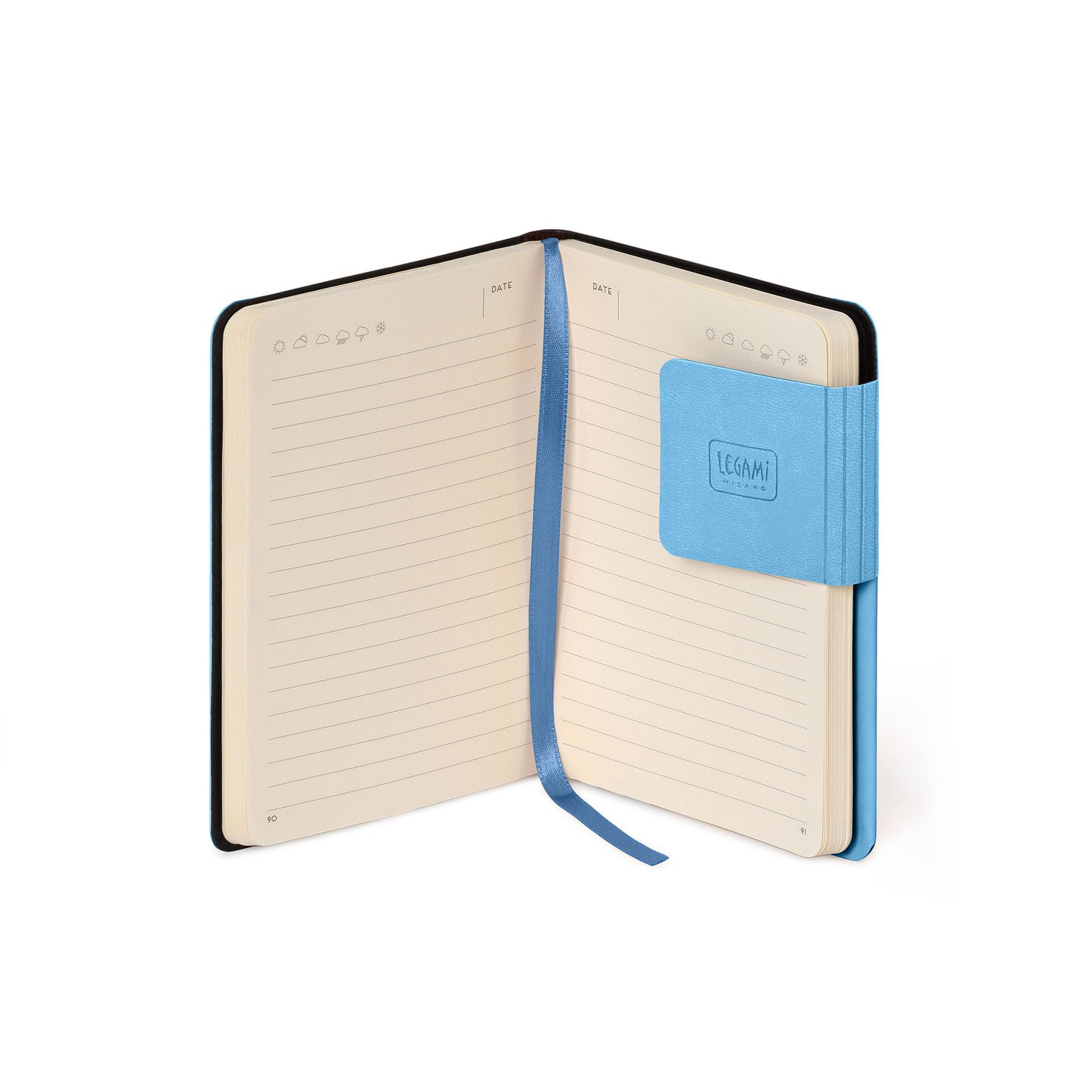 LINED NOTEBOOK - MY NOTEBOOK - SMALL - RETRO BLUE / PACK DE 3
