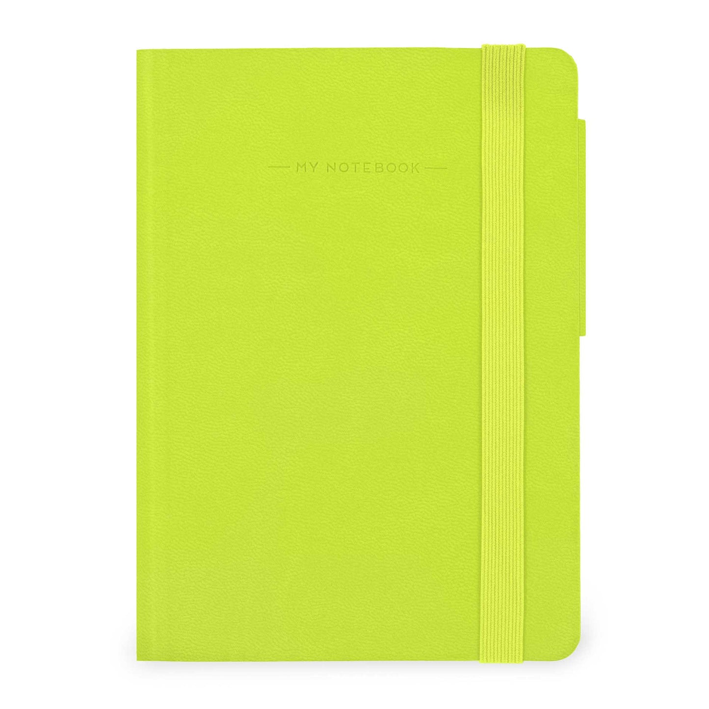 LINED NOTEBOOK - MY NOTEBOOK - SMALL - CHARTREUSE / PACK DE 3