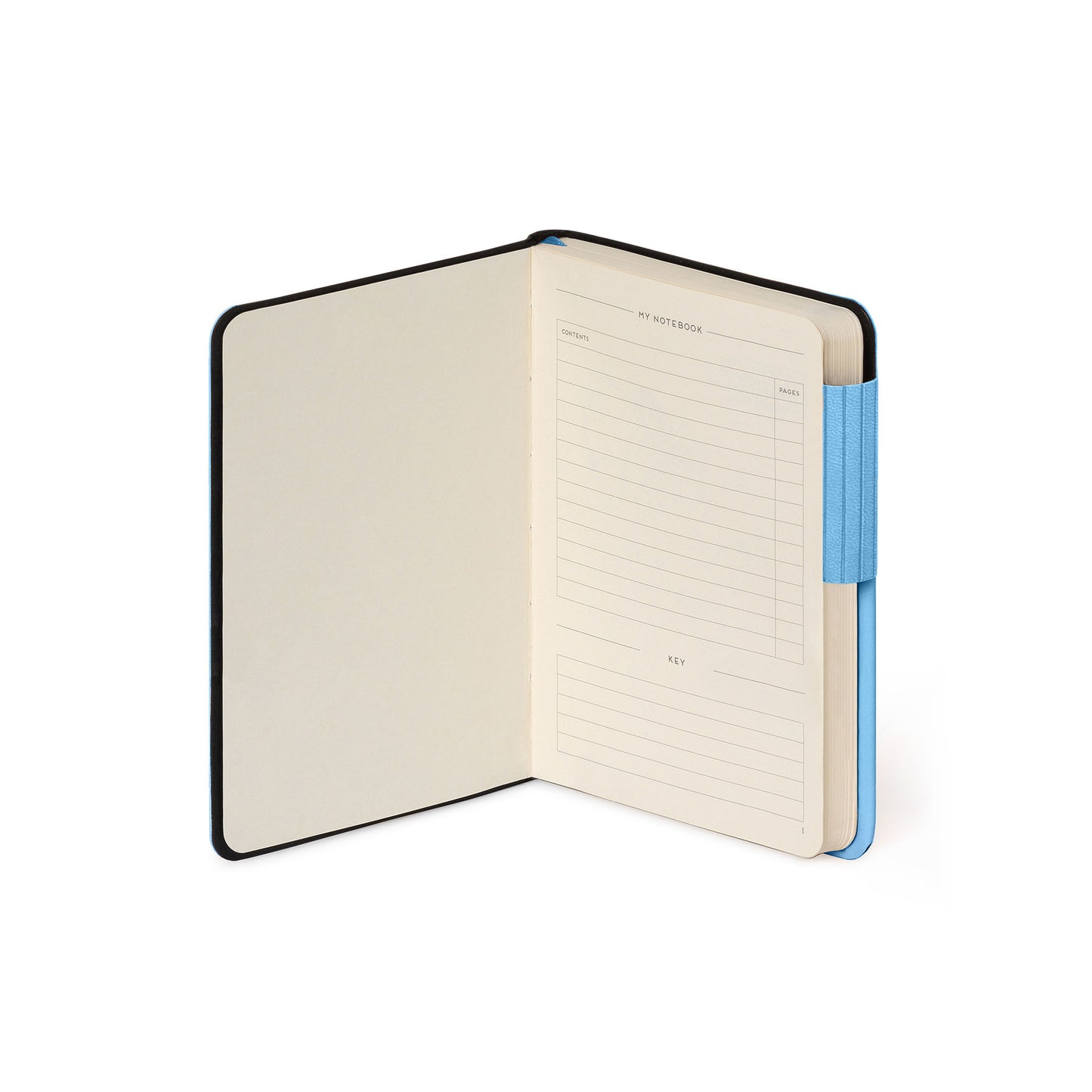 PLAIN NOTEBOOK - MY NOTEBOOK - SMALL - RETRO BLUE / PACK DE 3