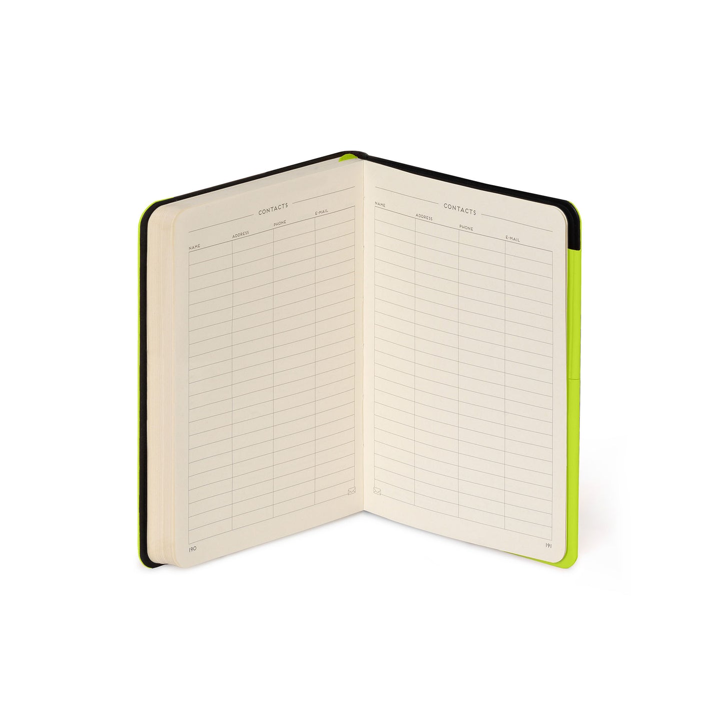 PLAIN NOTEBOOK - MY NOTEBOOK - SMALL - CHARTREUSE / PACK DE 3