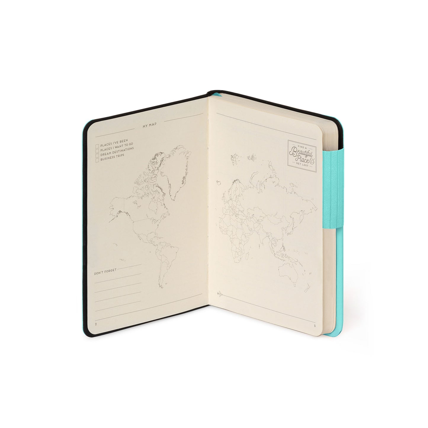 PLAIN NOTEBOOK - MY NOTEBOOK - SMALL - AQUATIC AWE / PACK DE 3