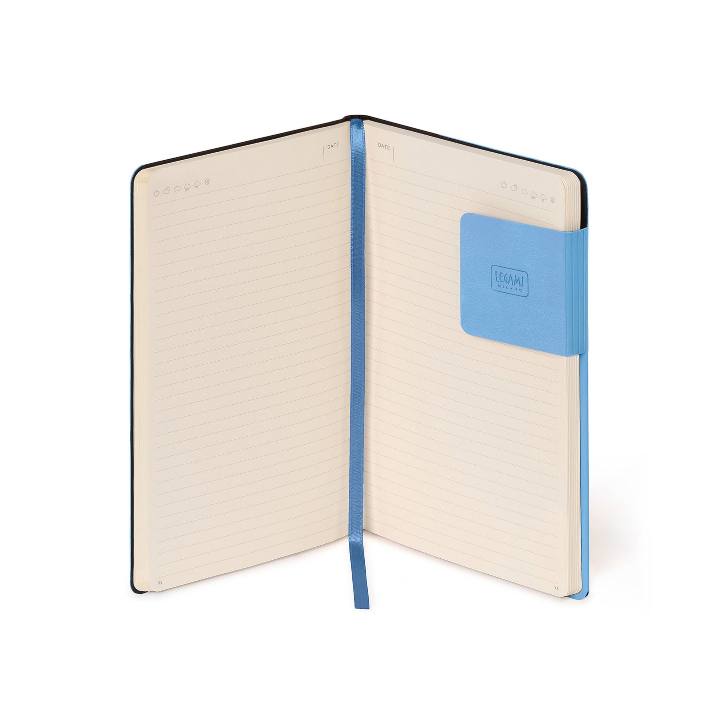 LINED NOTEBOOK - MY NOTEBOOK - MEDIUM - RETRO BLUE / PACK DE 3