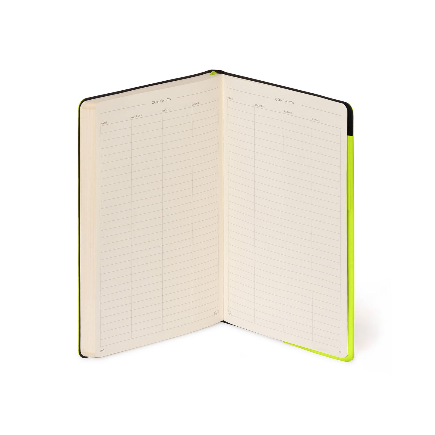 LINED NOTEBOOK - MY NOTEBOOK - MEDIUM - CHARTREUSE / PACK DE 3