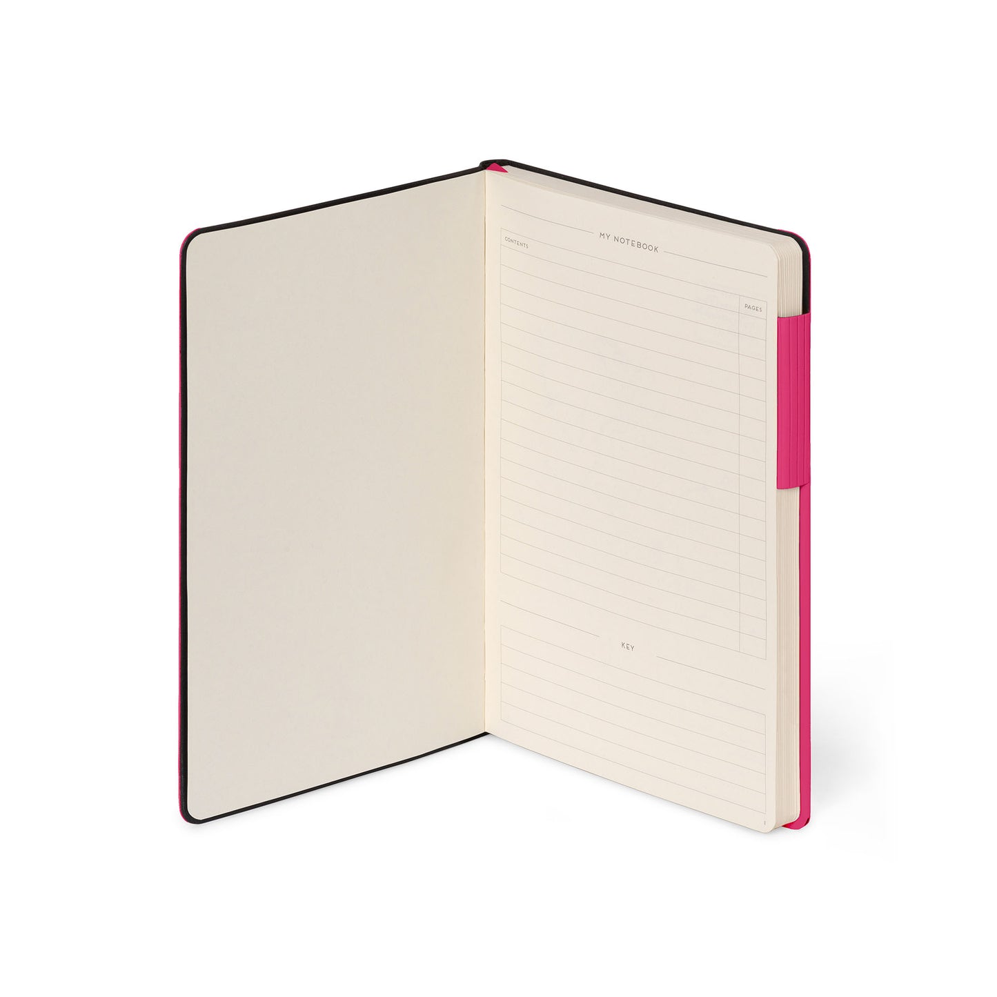 LINED NOTEBOOK - MY NOTEBOOK - MEDIUM - RASPBERRY / PACK DE 3