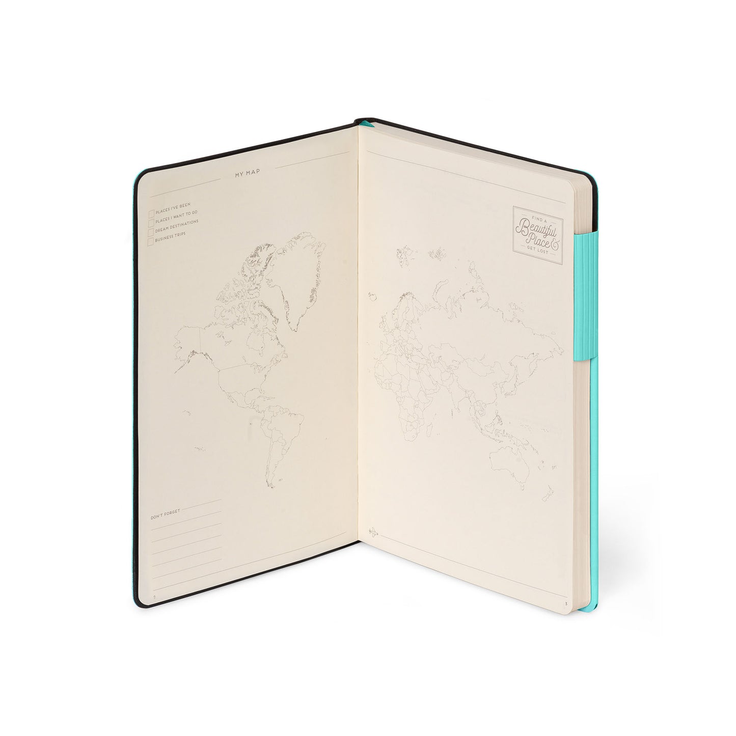 PLAIN NOTEBOOK - MY NOTEBOOK - MEDIUM - AQUATIC AWE / PACK DE 3