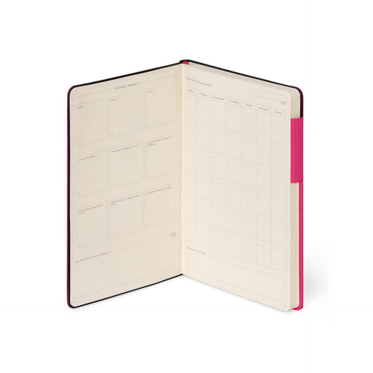 PLAIN NOTEBOOK - MY NOTEBOOK - MEDIUM - RASPBERRY / PACK DE 3