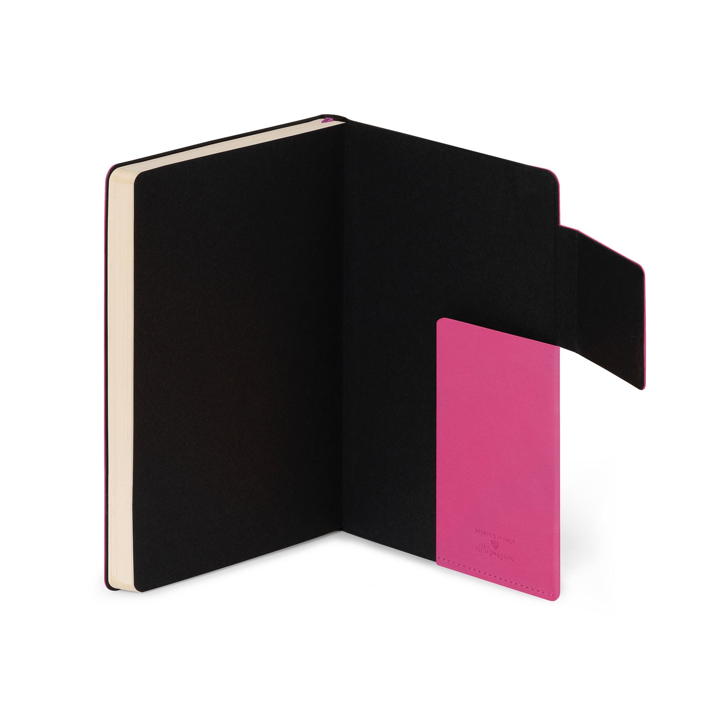 PLAIN NOTEBOOK - MY NOTEBOOK - MEDIUM - RASPBERRY / PACK DE 3
