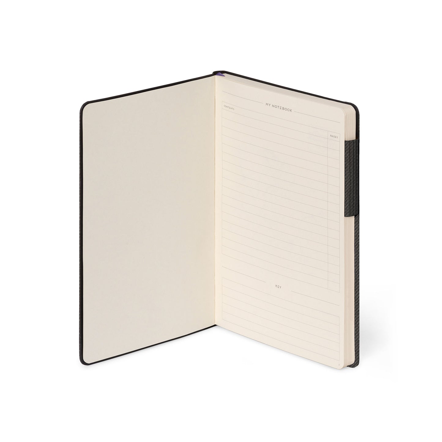 PLAIN NOTEBOOK - MY NOTEBOOK - MEDIUM - DEEP GRAPHITE / PACK DE 3